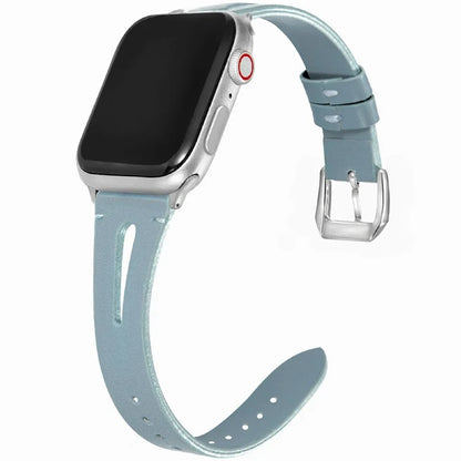 KALEBOL For Apple Watch 10 46mm / Ultra 2 / Ultra 49mm / 9 8 7 45mm / SE (2023) SE (2022) SE 6 5 4 44mm / 3 2 1 42mm Genuine Cow Leather Strap