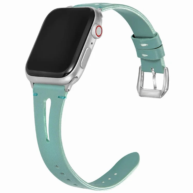 KALEBOL For Apple Watch 10 46mm / Ultra 2 / Ultra 49mm / 9 8 7 45mm / SE (2023) SE (2022) SE 6 5 4 44mm / 3 2 1 42mm Genuine Cow Leather Strap