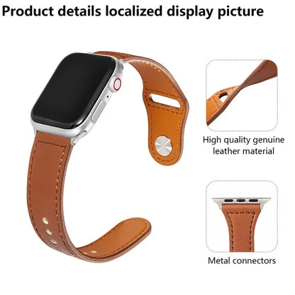 KALEBOL For Apple Watch Series 10 42mm / 9 8 7 41mm / SE (2023) SE (2022) SE 6 5 4 40mm / 3 2 1 38mm Watch Strap, Large Buckle