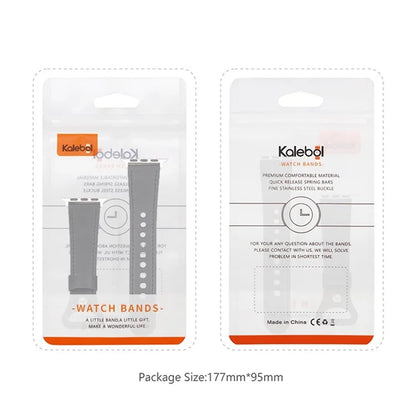 KALEBOL For Apple Watch Series 10 42mm / 9 8 7 41mm / SE (2023) SE (2022) SE 6 5 4 40mm / 3 2 1 38mm Genuine Cow Leather Watch Band