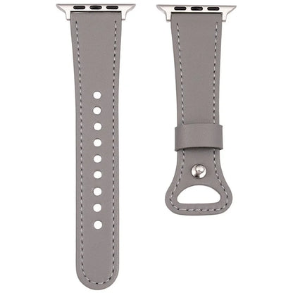 KALEBOL For Apple Watch Series 10 42mm / 9 8 7 41mm / SE (2023) SE (2022) SE 6 5 4 40mm / 3 2 1 38mm Genuine Cow Leather Watch Band