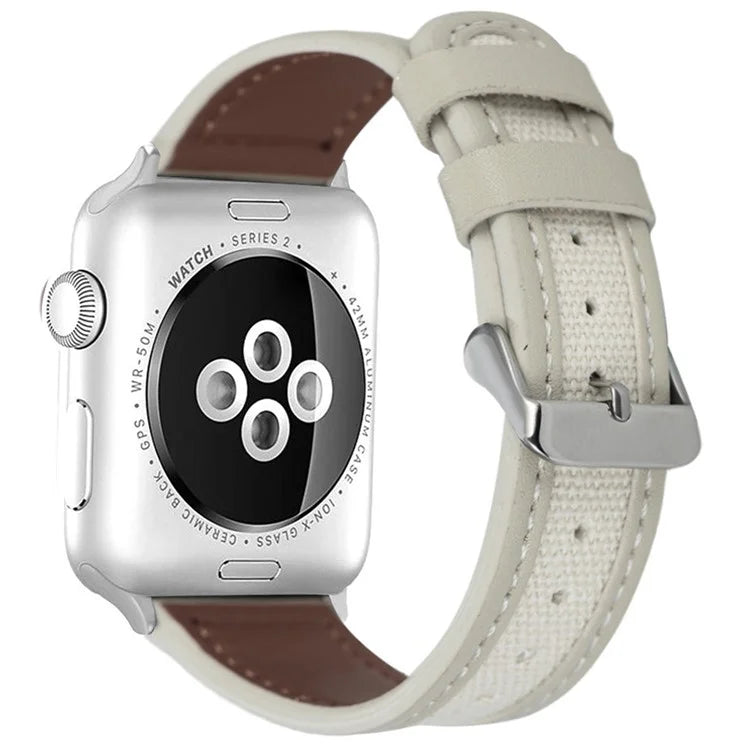 KALEBOL For Apple Watch Series 10 42mm / 9 8 7 41mm / SE (2023) SE (2022) SE 6 5 4 40mm / 3 2 1 38mm Genuine Cow Leather Strap