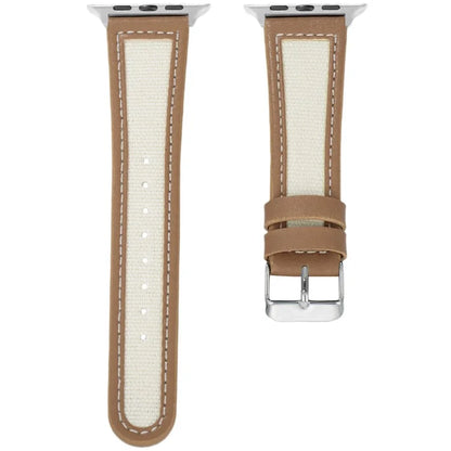 KALEBOL For Apple Watch Series 10 42mm / 9 8 7 41mm / SE (2023) SE (2022) SE 6 5 4 40mm / 3 2 1 38mm Genuine Cow Leather Strap