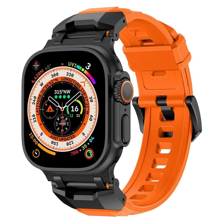 For Apple Watch 10 46mm / Ultra 2 / Ultra 49mm / 9 8 7 45mm / SE (2023) SE (2022) SE 6 5 4 44mm / 3 2 1 42mm Liquid Silicone Watch Band