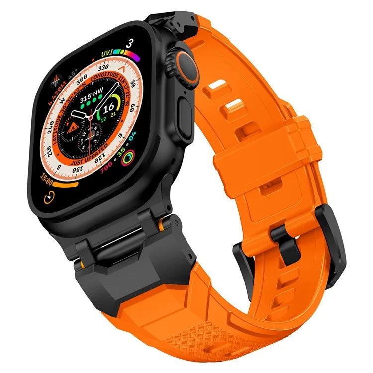 For Apple Watch 10 46mm / Ultra 2 / Ultra 49mm / 9 8 7 45mm / SE (2023) SE (2022) SE 6 5 4 44mm / 3 2 1 42mm Liquid Silicone Strap