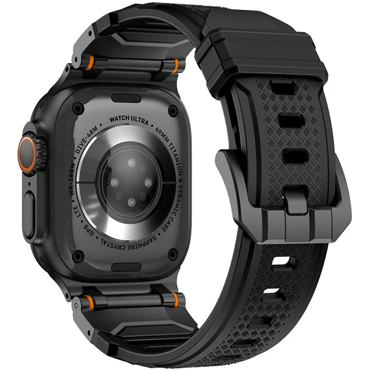 For Apple Watch 10 46mm / Ultra 2 / Ultra 49mm / 9 8 7 45mm / SE (2023) SE (2022) SE 6 5 4 44mm / 3 2 1 42mm Liquid Silicone Strap