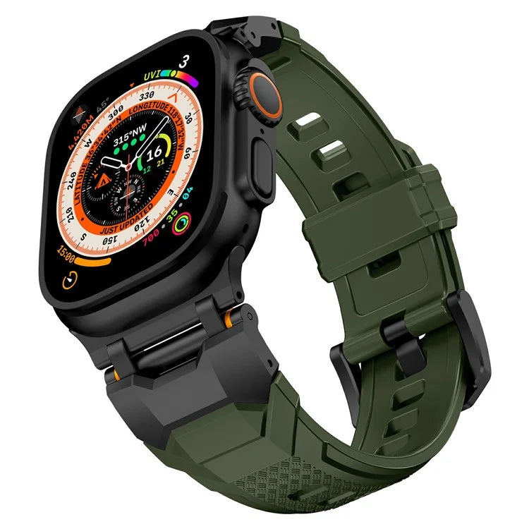 For Apple Watch 10 46mm / Ultra 2 / Ultra 49mm / 9 8 7 45mm / SE (2023) SE (2022) SE 6 5 4 44mm / 3 2 1 42mm Liquid Silicone Strap