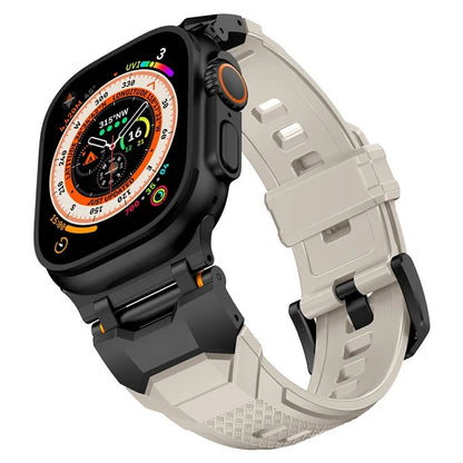 For Apple Watch 10 46mm / Ultra 2 / Ultra 49mm / 9 8 7 45mm / SE (2023) SE (2022) SE 6 5 4 44mm / 3 2 1 42mm Liquid Silicone Strap