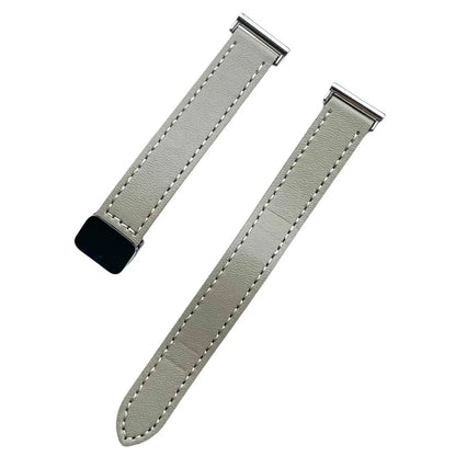 For Samsung Galaxy Watch7 / Watch FE / Watch6 / Watch 5 / Watch4 Universal 20mm Magnetic Buckle Slim Microfiber Leather Watch Strap