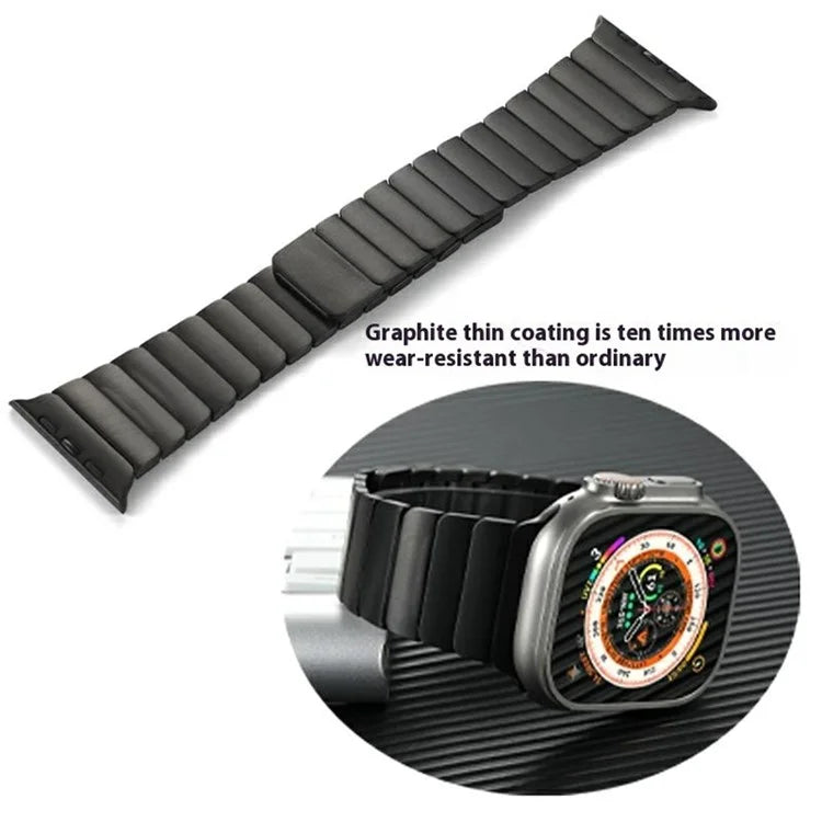 For Apple Watch Series 10 42mm / 9 8 7 41mm / SE (2023) SE (2022) SE 6 5 4 40mm / 3 2 1 38mm Magnetic Metal Watch Strap