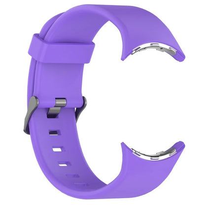 For Google Pixel Watch 3 45mm Silicone Watch Band Replacement Strap with Metal Connector