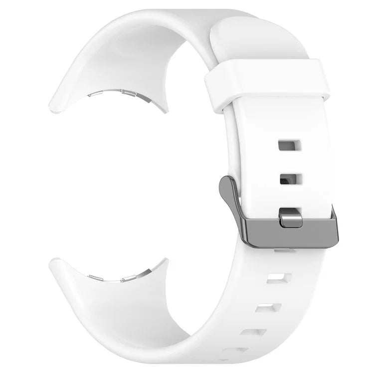 For Google Pixel Watch 3 45mm Silicone Watch Band Replacement Strap with Metal Connector
