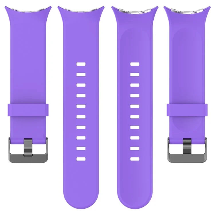 For Google Pixel Watch 3 45mm Silicone Watch Band Replacement Strap with Metal Connector