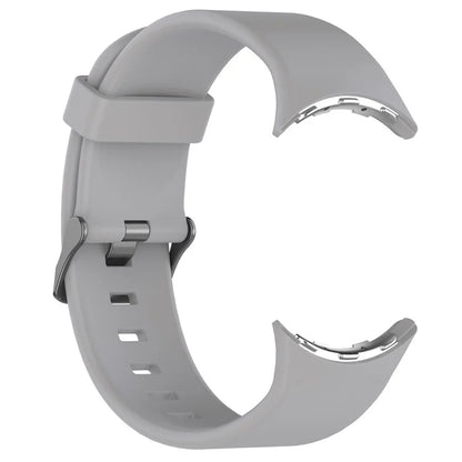 For Google Pixel Watch 3 45mm Silicone Watch Band Replacement Strap with Metal Connector