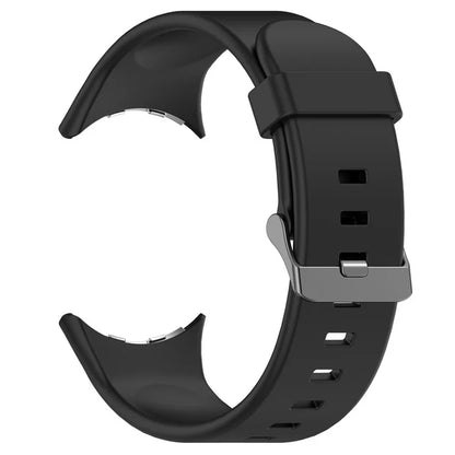 For Google Pixel Watch 3 45mm Silicone Watch Band Replacement Strap with Metal Connector