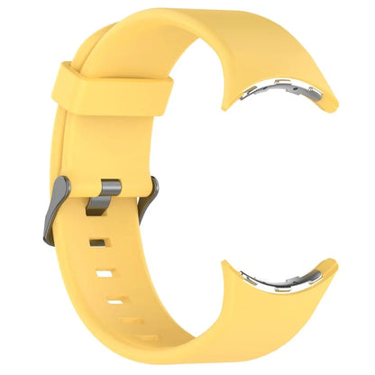 For Google Pixel Watch 3 45mm Silicone Watch Band Replacement Strap with Metal Connector
