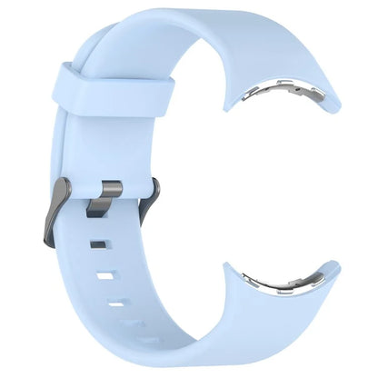 For Google Pixel Watch 3 45mm Silicone Watch Band Replacement Strap with Metal Connector