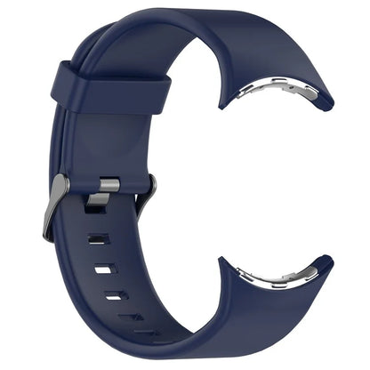 For Google Pixel Watch 3 45mm Silicone Watch Band Replacement Strap with Metal Connector