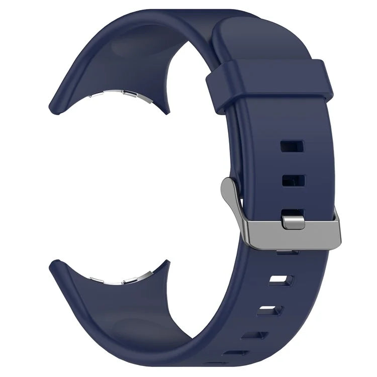For Google Pixel Watch 3 45mm Silicone Watch Band Replacement Strap with Metal Connector