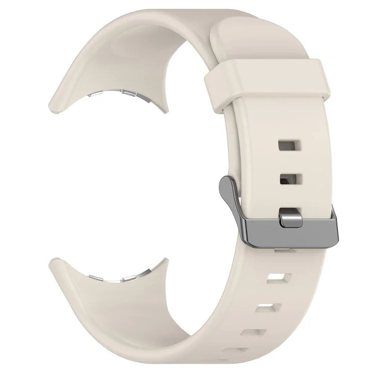 For Google Pixel Watch 3 45mm Silicone Watch Band Replacement Strap with Metal Connector