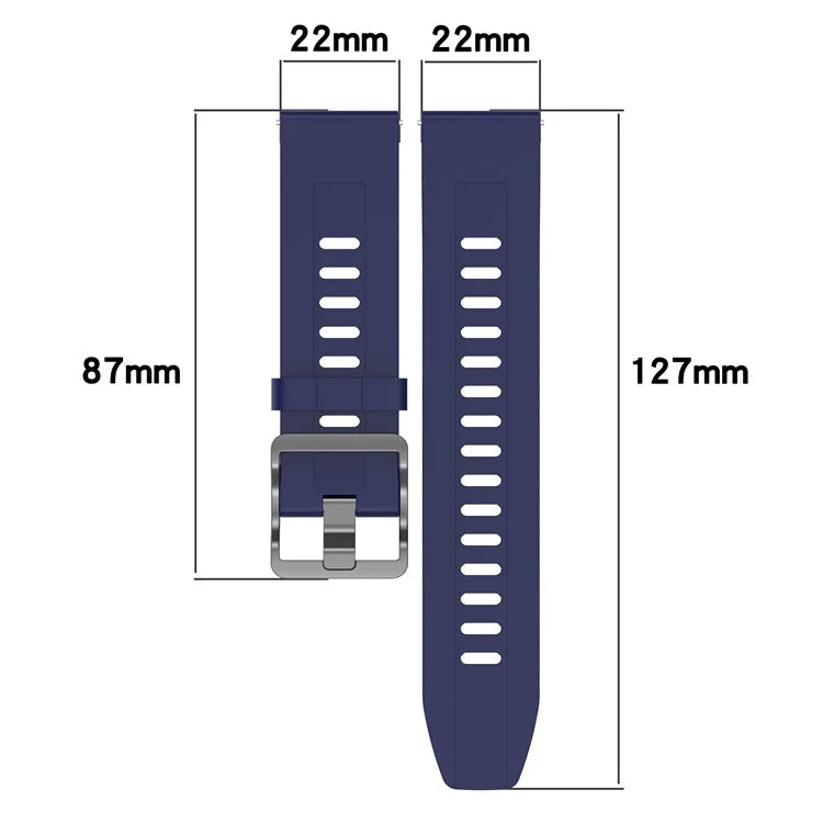 For Xiaomi Watch S4 Sport Silicone Watch Strap 22mm Adjustable Wrist Band