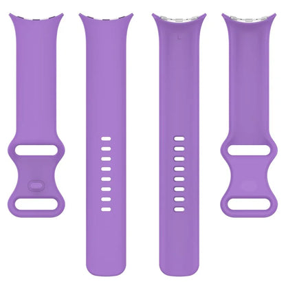 For Google Pixel Watch 3 45mm Replacement Strap 8 Shape Silicone Watch Band with Color Buckle, Size S