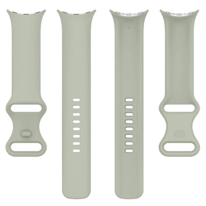 For Google Pixel Watch 3 45mm Replacement Strap 8 Shape Silicone Watch Band with Color Buckle, Size L