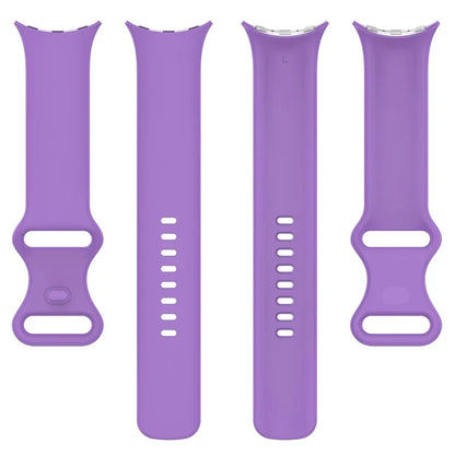 For Google Pixel Watch 3 45mm Replacement Strap 8 Shape Silicone Watch Band with Color Buckle, Size L