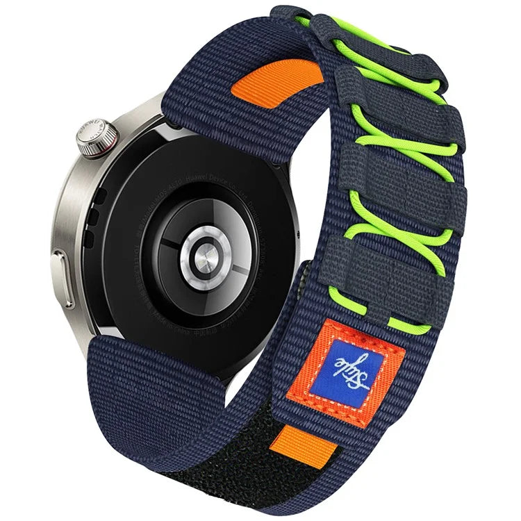 22mm Nylon Sport Band For Huawei Watch GT 4 46mm  /  Watch 4 Pro  /  Watch 4 Wrist Strap Replacement