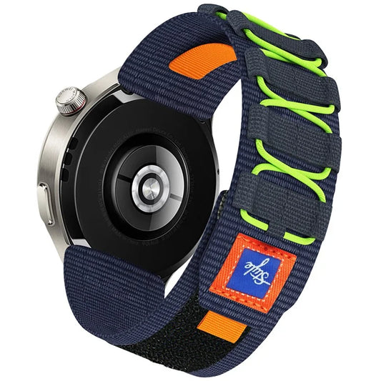 22mm Nylon Sport Band For Huawei Watch GT 4 46mm  /  Watch 4 Pro  /  Watch 4 Wrist Strap Replacement