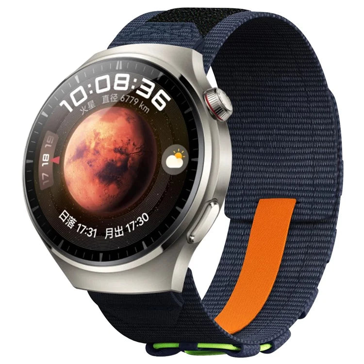 22mm Nylon Sport Band For Huawei Watch GT 4 46mm  /  Watch 4 Pro  /  Watch 4 Wrist Strap Replacement