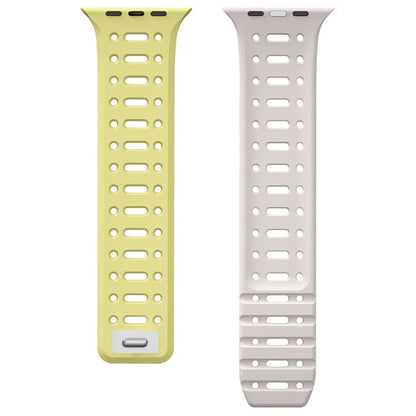 For Apple Watch 10 46mm / Ultra 2 / Ultra 49mm / 9 8 7 45mm / SE (2023) SE (2022) SE 6 5 4 44mm / 3 2 1 42mm Magnetic Silicone Sport Band