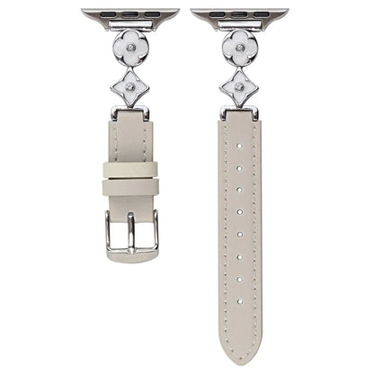 For Apple Watch 10 46mm / Ultra 2 / Ultra 49mm / 9 8 7 45mm / SE (2023) SE (2022) SE 6 5 4 44mm / 3 2 1 42mm Leather Watch Band