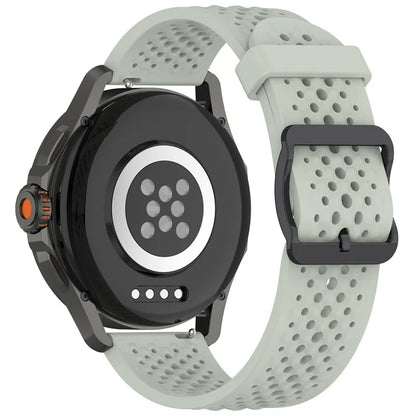 For Xiaomi Watch S4 Sport / Samsung Galaxy Watch3 45mm / Watch 42mm Silicone 22mm Multiple Holes Breathable Watch Strap