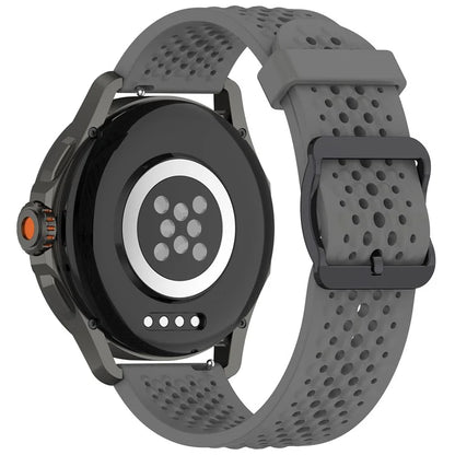 For Xiaomi Watch S4 Sport / Samsung Galaxy Watch3 45mm / Watch 42mm Silicone 22mm Multiple Holes Breathable Watch Strap