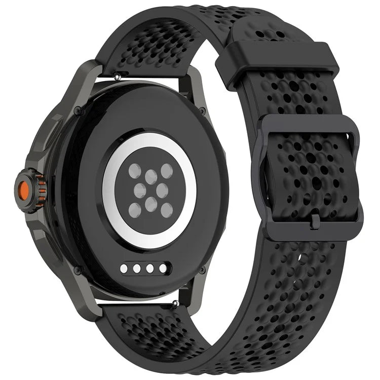 For Samsung Galaxy Watch FE 40mm / Watch7 44mm / 40mm Silicone 20mm Multiple Holes Breathable Watch Strap