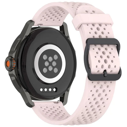 For Samsung Galaxy Watch FE 40mm / Watch7 44mm / 40mm Silicone 20mm Multiple Holes Breathable Watch Strap