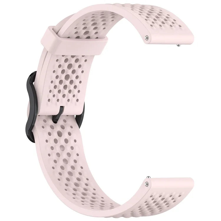 For Samsung Galaxy Watch FE 40mm / Watch7 44mm / 40mm Silicone 20mm Multiple Holes Breathable Watch Strap