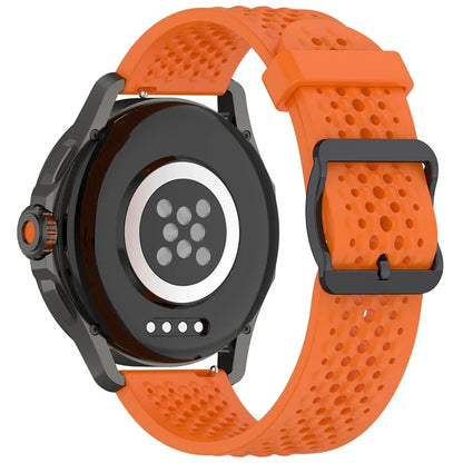 For Samsung Galaxy Watch FE 40mm / Watch7 44mm / 40mm Silicone 20mm Multiple Holes Breathable Watch Strap