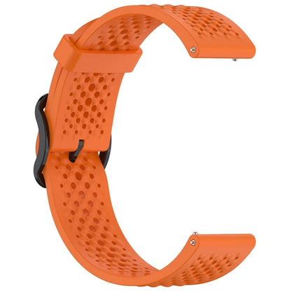 For Samsung Galaxy Watch FE 40mm / Watch7 44mm / 40mm Silicone 20mm Multiple Holes Breathable Watch Strap