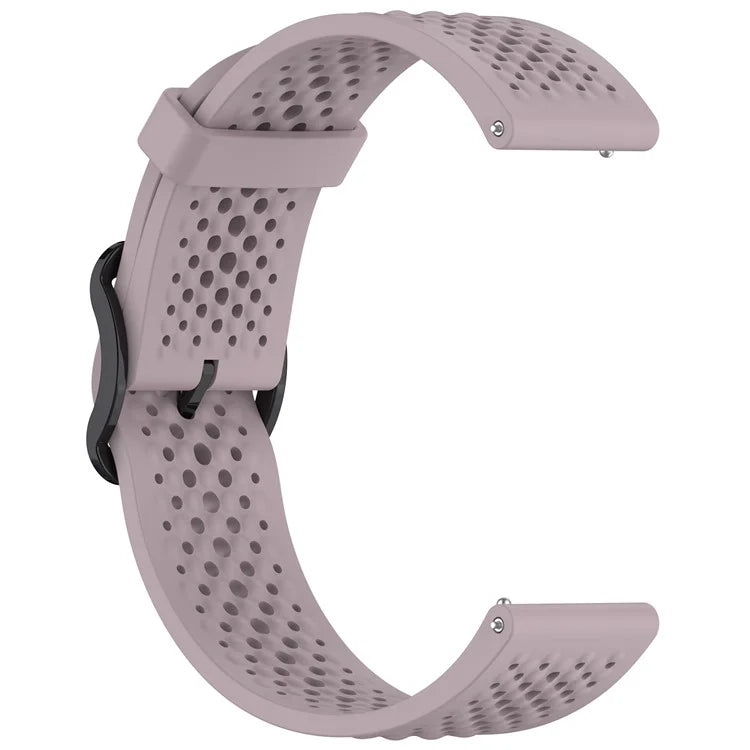 For Samsung Galaxy Watch FE 40mm / Watch7 44mm / 40mm Silicone 20mm Multiple Holes Breathable Watch Strap