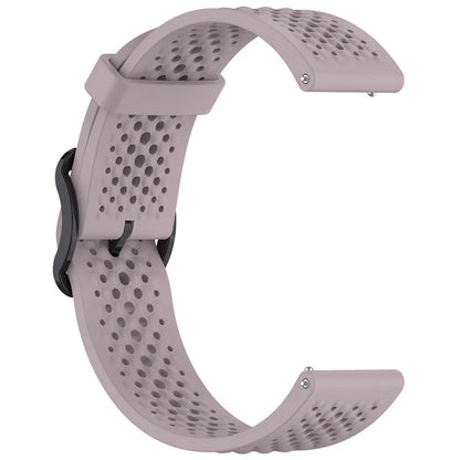 For Samsung Galaxy Watch FE 40mm / Watch7 44mm / 40mm Silicone 20mm Multiple Holes Breathable Watch Strap