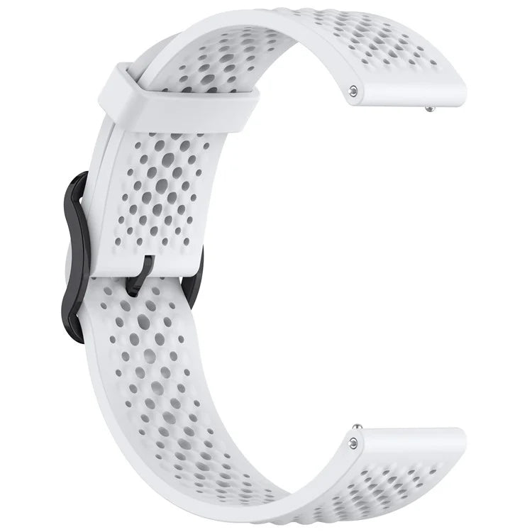 For Samsung Galaxy Watch FE 40mm / Watch7 44mm / 40mm Silicone 20mm Multiple Holes Breathable Watch Strap