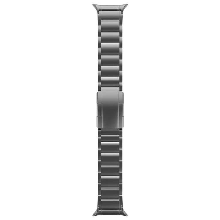 Titanium Steel Band for Samsung Galaxy Watch Ultra 47mm Replacement 3-bead Watch Strap