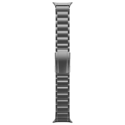 Titanium Steel Band for Samsung Galaxy Watch Ultra 47mm Replacement 3-bead Watch Strap