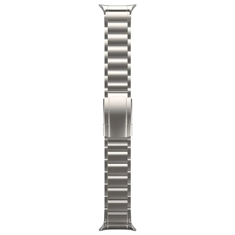 Titanium Steel Band for Samsung Galaxy Watch Ultra 47mm Replacement 3-bead Watch Strap