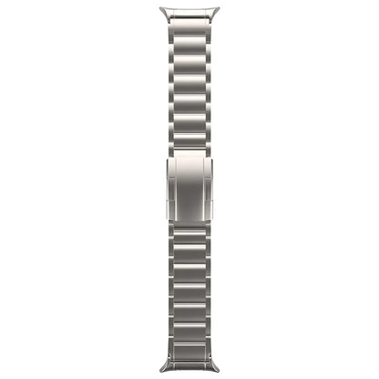 Titanium Steel Band for Samsung Galaxy Watch Ultra 47mm Replacement 3-bead Watch Strap