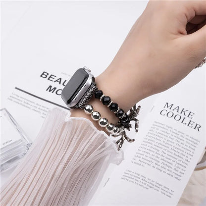 For Apple Watch 10 46mm / Ultra 2 / Ultra 49mm / 9 8 7 45mm / SE (2023) SE (2022) SE 6 5 4 44mm / 3 2 1 42mm Spider Beads Strap