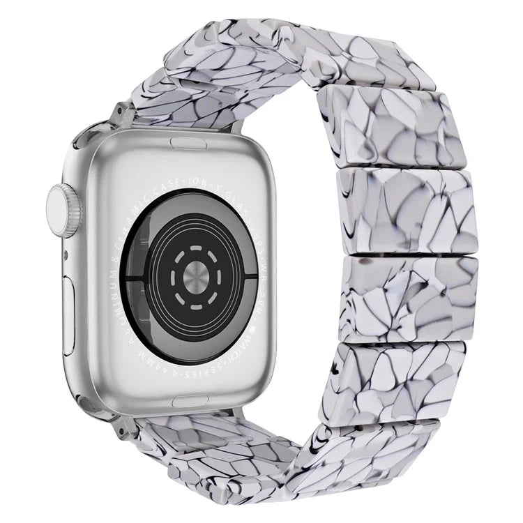 For Apple Watch 10 46mm / Ultra 2 / Ultra 49mm / 9 8 7 45mm / SE (2023) SE (2022) SE 6 5 4 44mm / 3 2 1 42mm Resin Blocks Strap