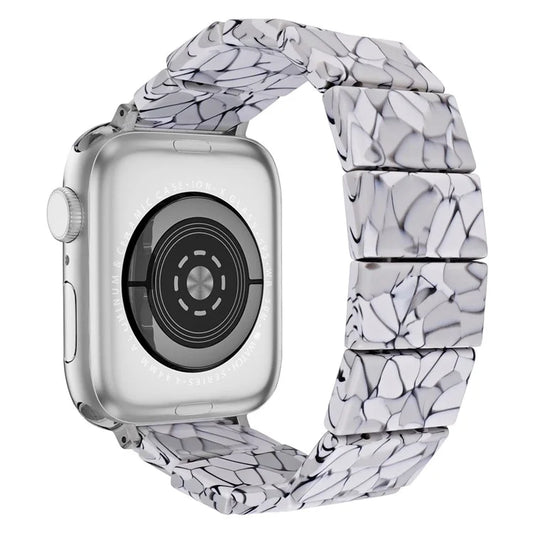 For Apple Watch 10 46mm / Ultra 2 / Ultra 49mm / 9 8 7 45mm / SE (2023) SE (2022) SE 6 5 4 44mm / 3 2 1 42mm Resin Blocks Strap
